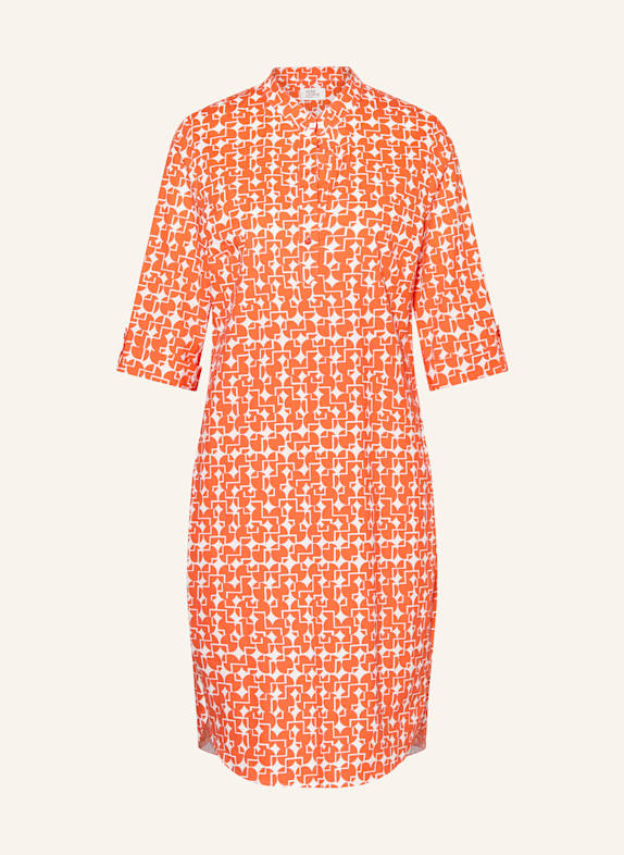ROBE LÉGÈRE Kleid mit 3/4-Arm ORANGE/ WEISS