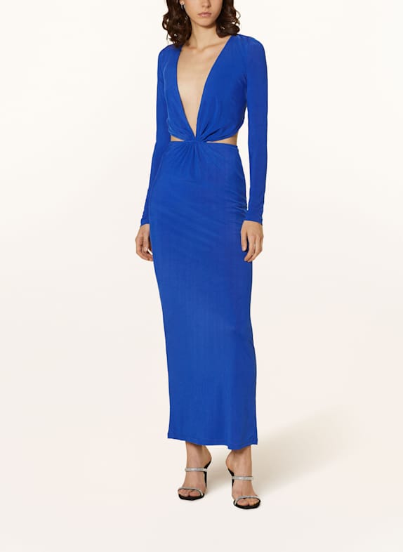OW Collection Kleid MIDNIGHT mit Cut-out BLAU