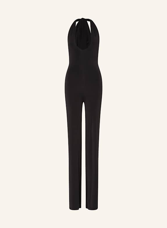 OW Collection ADELINE jersey jumpsuit BLACK