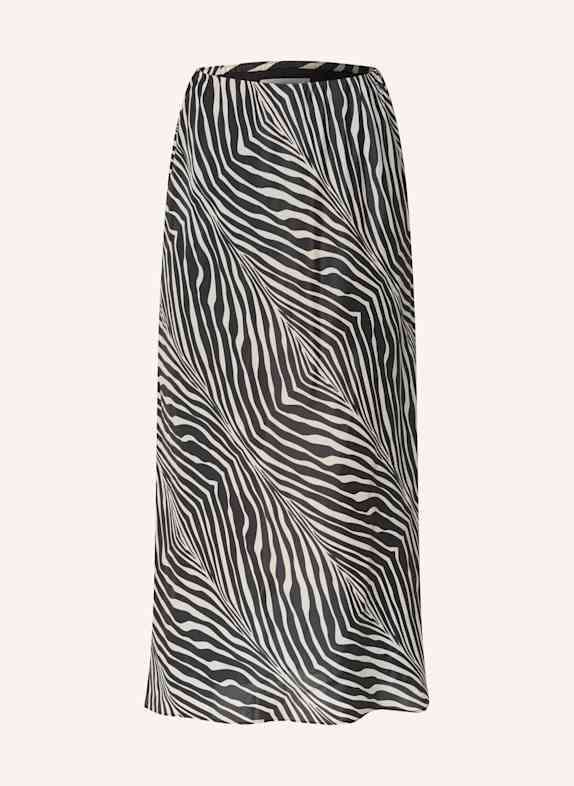 BY MALENE BIRGER Rock BOSHAN mit Seide SCHWARZ/ BEIGE