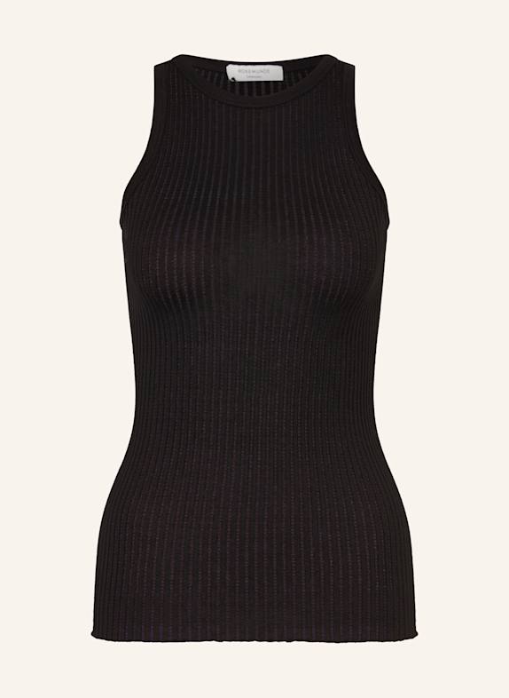 rosemunde Seidentop BELIZE SCHWARZ