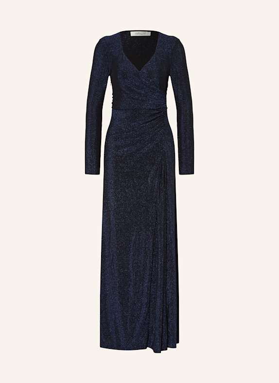 DIANE VON FURSTENBERG Kleid RAFFI mit Glitzergarn DUNKELBLAU