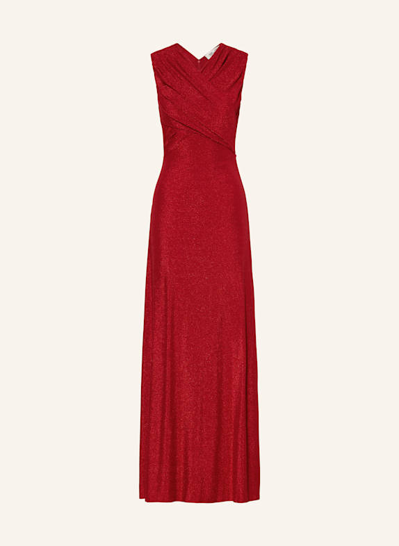 DIANE VON FURSTENBERG Jerseykleid THOMAS mit Glitzergarn ROT