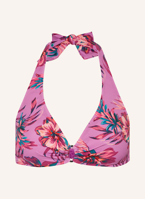 Lidea Góra od bikini wiązana na szyi TROPIC RADIANCE MOCNORÓŻOWY/ FUKSJA/ ZIELONY