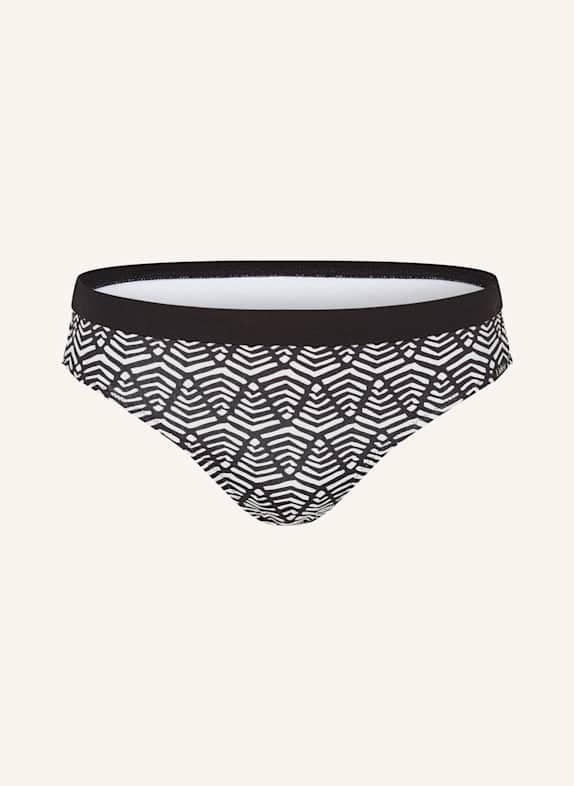 Lidea Dół od bikini basic DASHED PULSE CZARNY/ ECRU