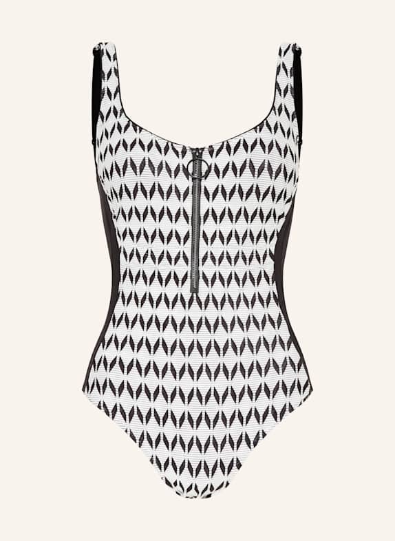Lidea GRAPHIC RIDE swimsuit BLACK/ WHITE