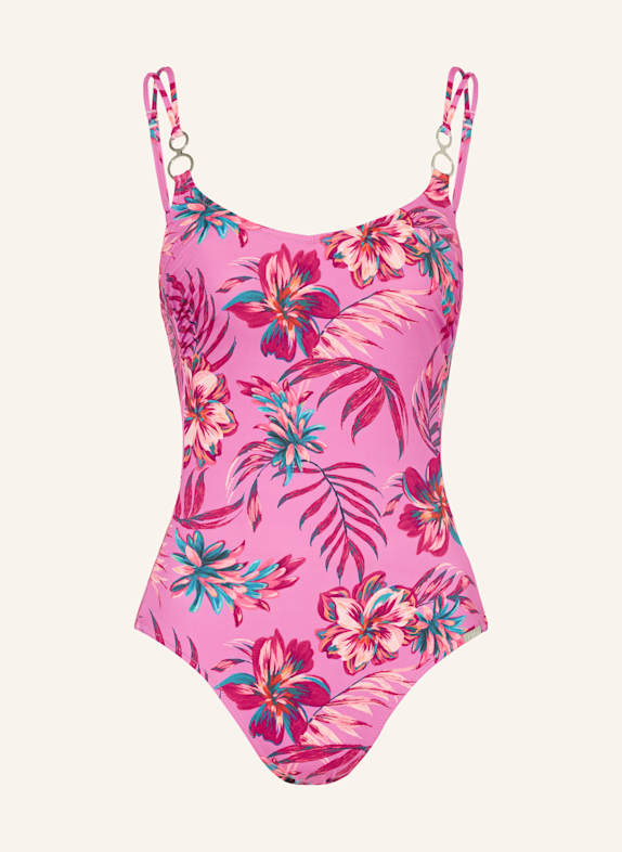 Lidea Strój kąpielowy TROPIC RADIANCE MOCNORÓŻOWY/ FUKSJA/ ZIELONY