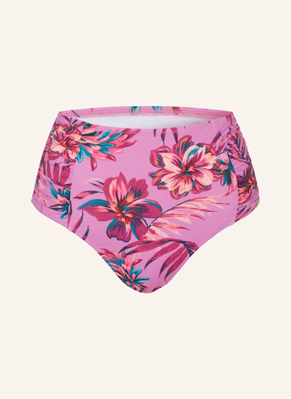 Lidea Dół od bikini z wysokim stanem TROPIC RADIANCE MOCNORÓŻOWY/ FUKSJA/ ZIELONY