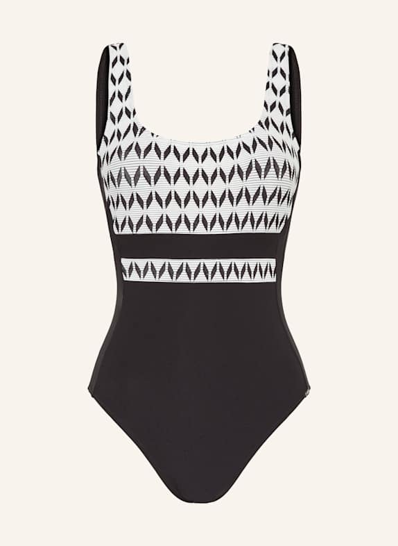 Lidea GRAPHIC RIDE swimsuit BLACK/ WHITE