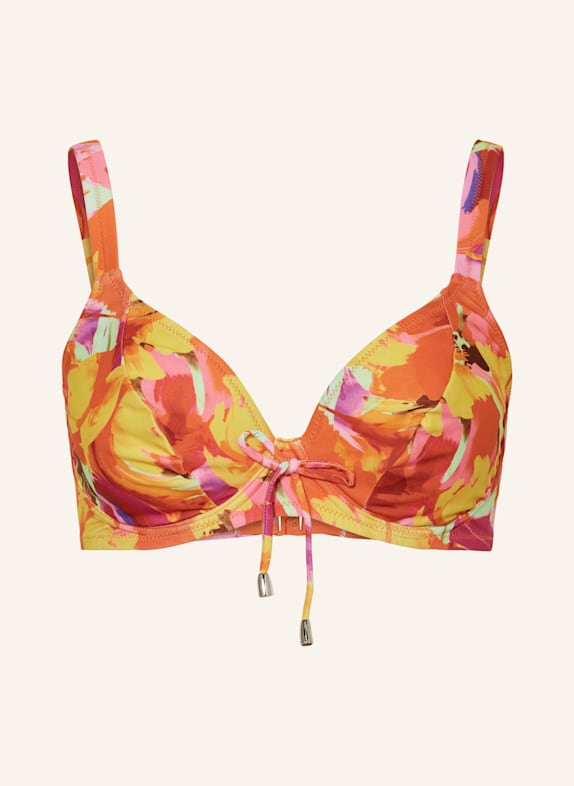 Lidea Góra od bikini z fiszbinami NEON NOSTALGIA POMARAŃCZOWY/ FUKSJA/ ŻÓŁTY