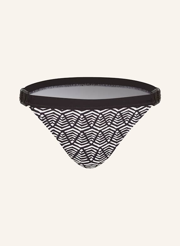 Lidea Dół od bikini basic DASHED PULSE BIAŁY/ CZARNY