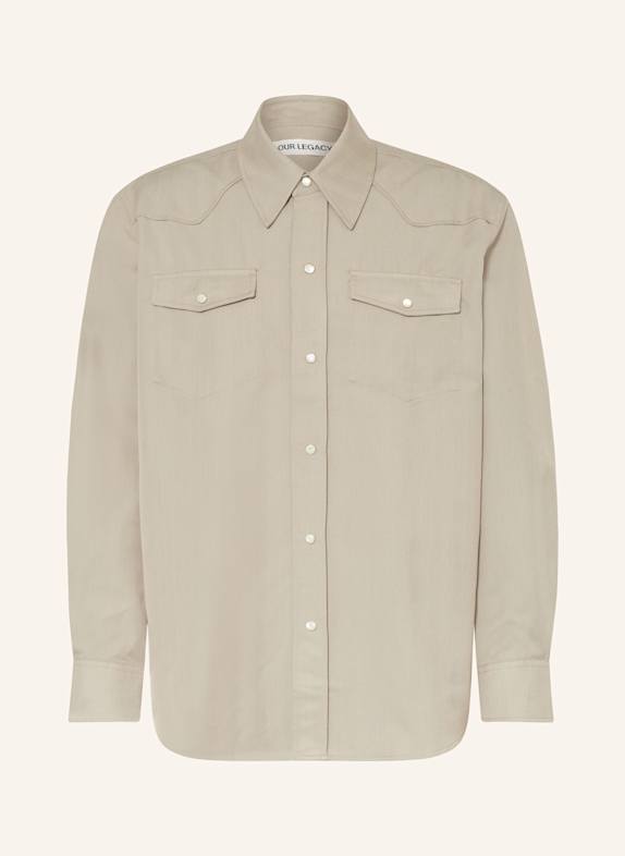 OUR LEGACY Overshirt HELLBRAUN