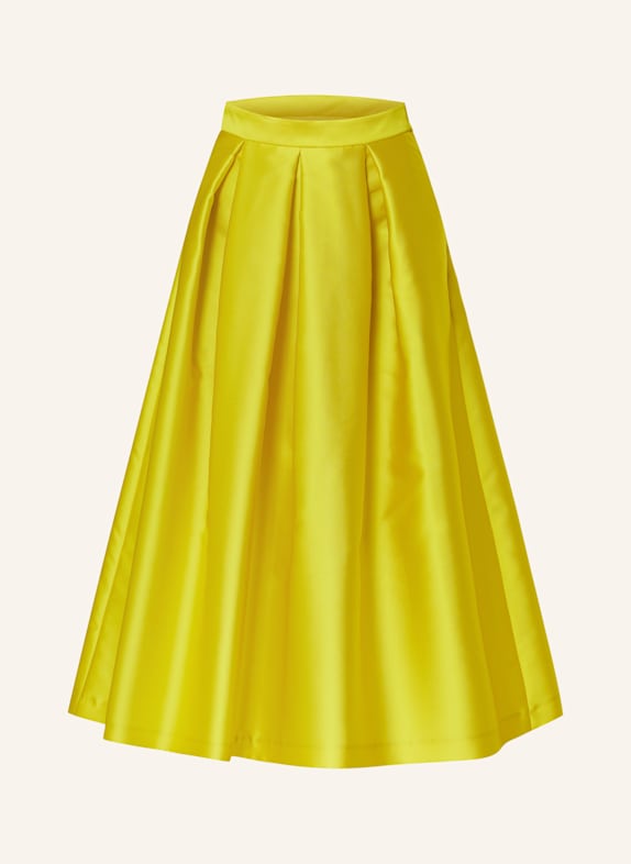 LUNATICA MILANO Pleated skirt YELLOW