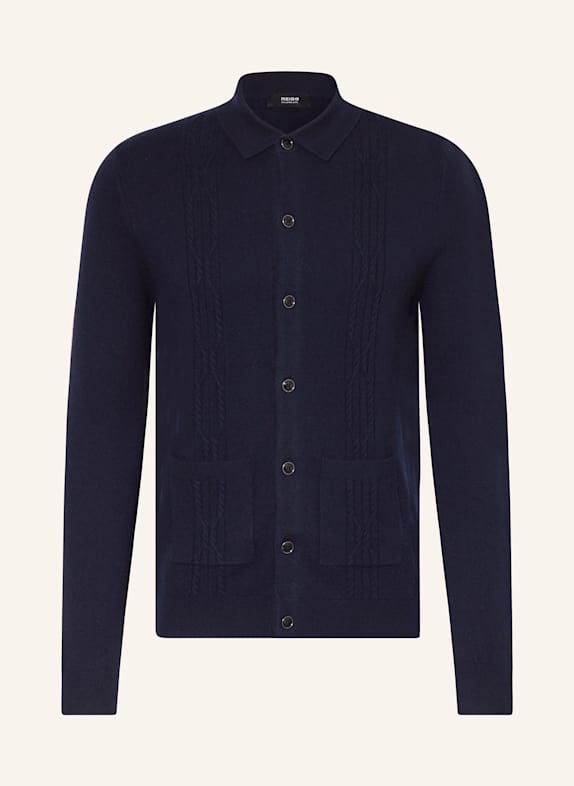 REISS Strickjacke DUNKELBLAU