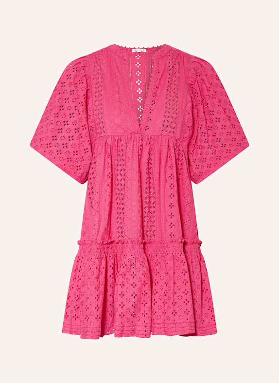 Poupette St Barth Strandkleid ARIA mit Schmuckperlen PINK