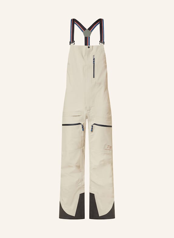 state of elevenate Hardshell-Skihose PURE BIB HELLBRAUN