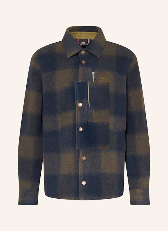 state of elevenate Overjacket GLISSE DUNKELBLAU/ KHAKI
