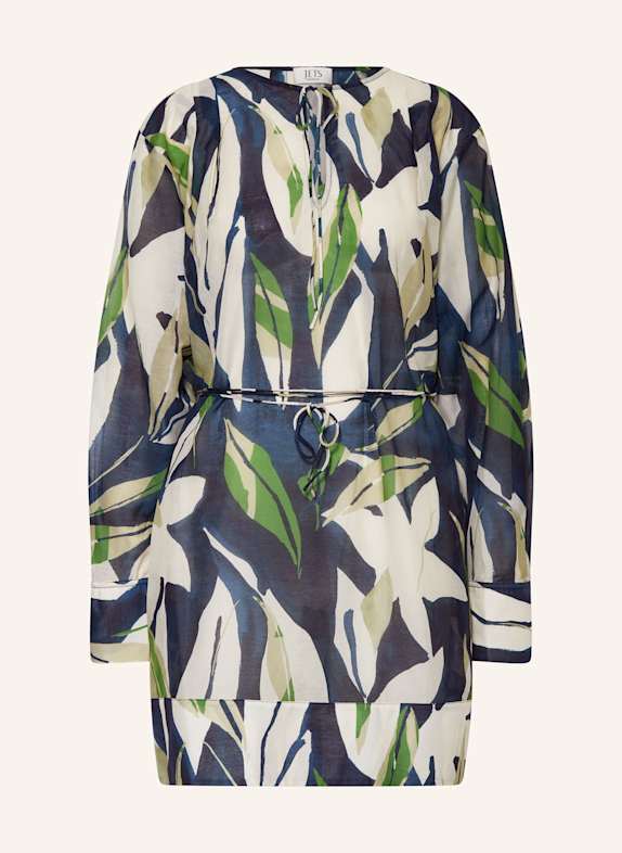 JETS Australia Tunika FAUNA mit Seide BLAU/ BEIGE/ GRÜN