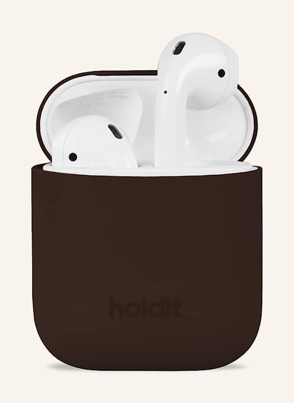 holdit AirPods-Case DUNKELBRAUN