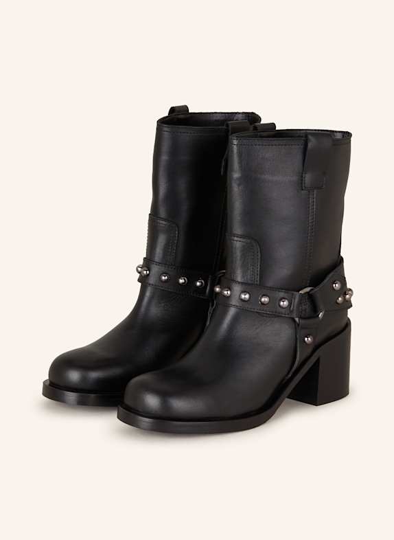 INUOVO Biker Boots NOVARA SCHWARZ