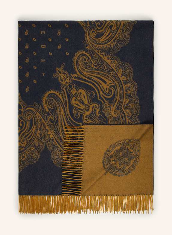 ETRO Home Plaid BLAU/ DUNKELGELB