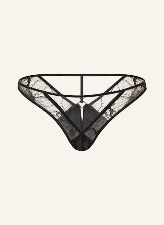 LIVY Slip Ouvert ADORN aus Seide SCHWARZ
