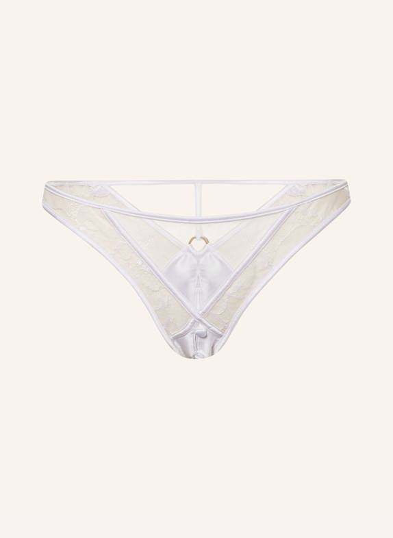 LIVY Slip Ouvert ADORN aus Seide WEISS