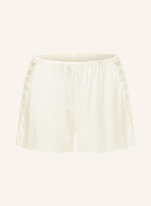 LIVY Lounge-Shorts MURMURE aus Seide WEISS