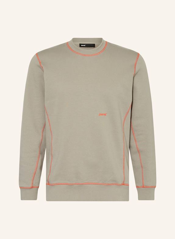 parel. Sweatshirt CONTRAST CREWNECK GRAU