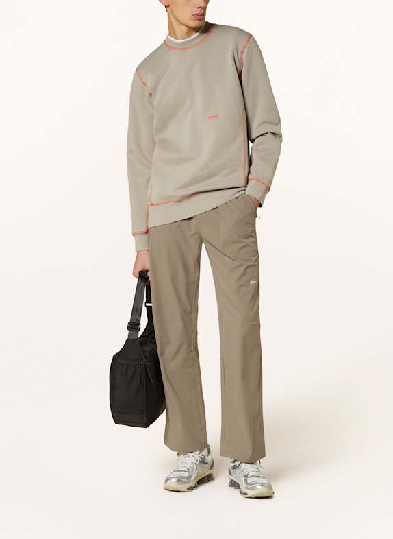 parel. Sweatshirt CONTRAST CREWNECK GRIJS