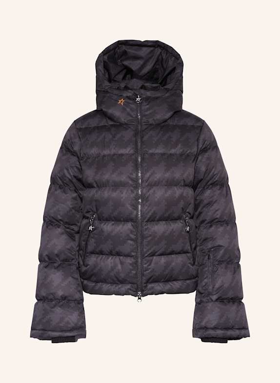 PERFECT MOMENT Daunen-Skijacke POLAR DUNKELGRAU/ SCHWARZ