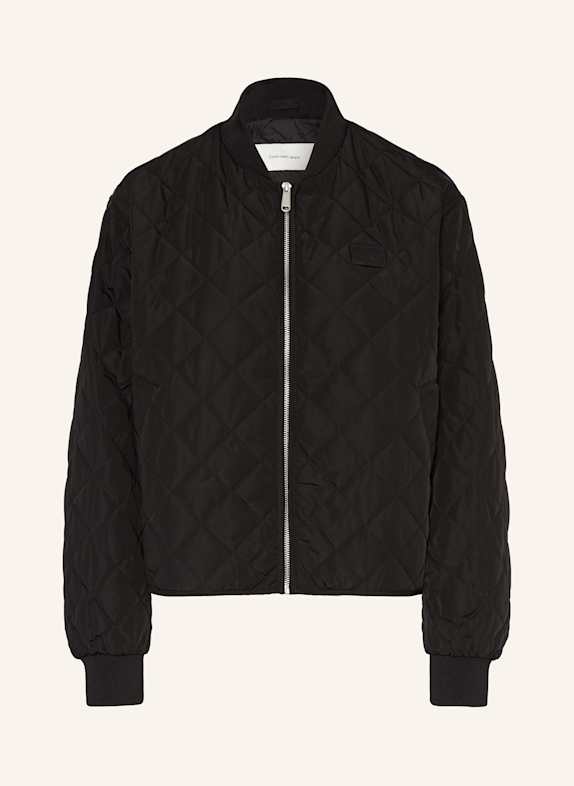 Calvin Klein Jeans Quilted bomber jacket BLACK