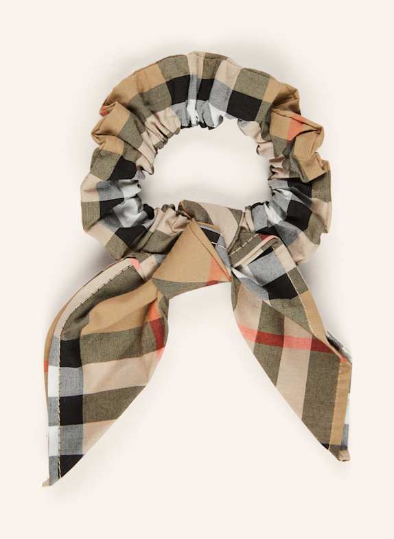 BURBERRY Haargummi BEIGE/ SCHWARZ/ ROT