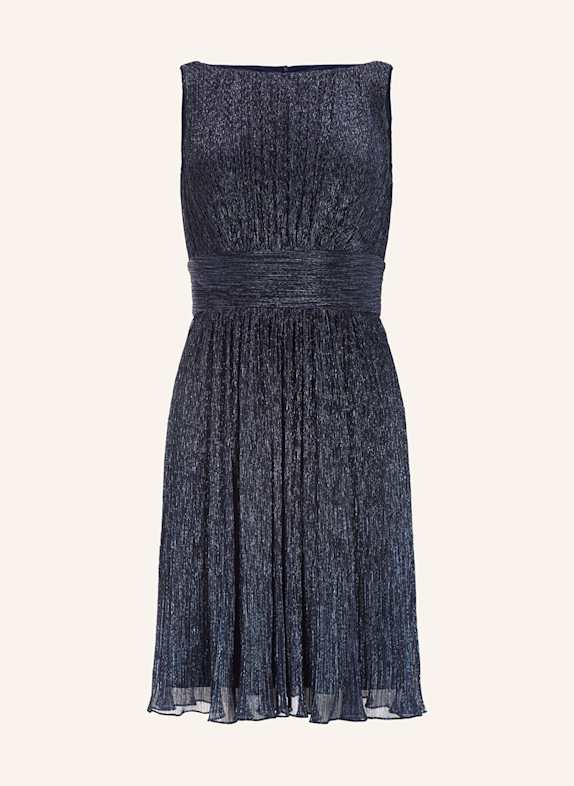 SWING Cocktailkleid mit Glitzergarn DUNKELBLAU
