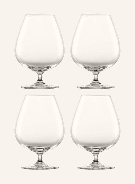 SCHOTT ZWIESEL set of 4 cognac glasses BAR SPECIAL WHITE
