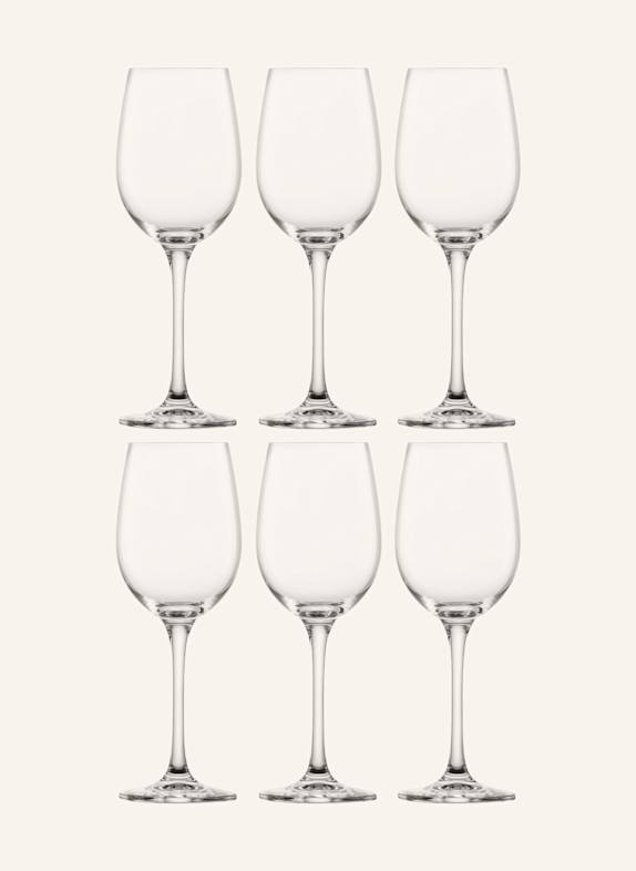 SCHOTT ZWIESEL 6er-Set Weingläser CLASSICO WEISS
