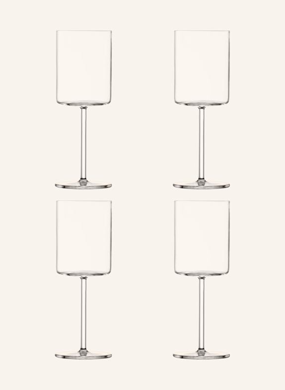 SCHOTT ZWIESEL 4er-Set Weingläser MODO WEISS