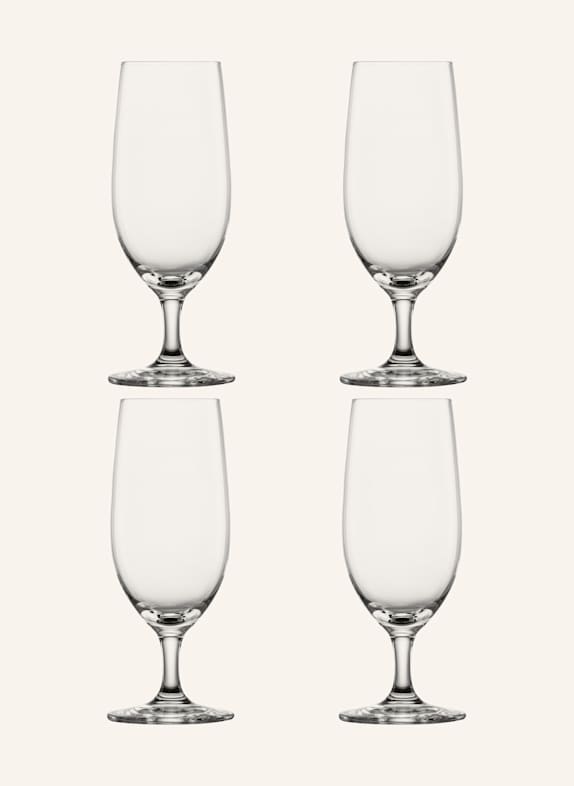 SCHOTT ZWIESEL set of 4 beer glasses BEER BASIC WHITE