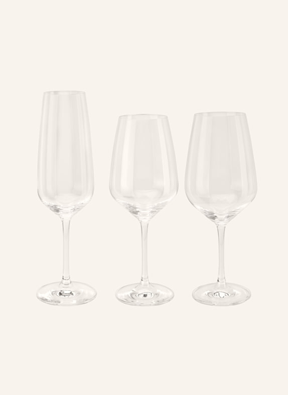 SCHOTT ZWIESEL 18-piece Glass set TULIP WHITE