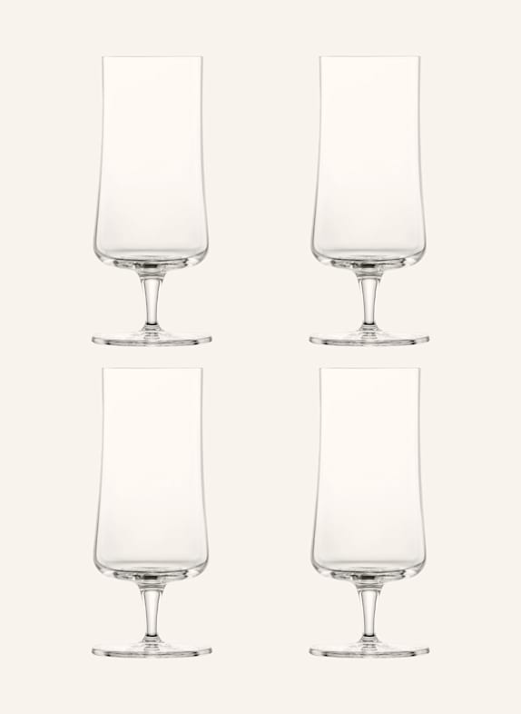 SCHOTT ZWIESEL set of 4 beer glasses BEER BASIC WHITE