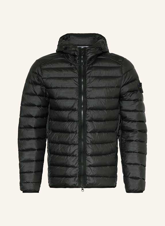 STONE ISLAND Daunenjacke SCHWARZ