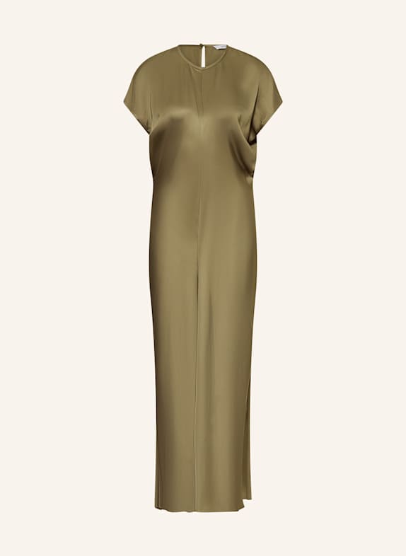 REISS Satinkleid KHAKI
