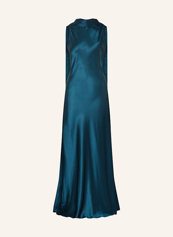 REISS Abendkleid aus Satin DUNKELGRÜN
