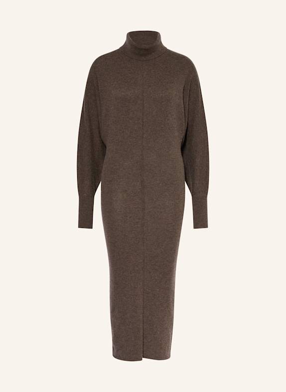 REISS Strickkleid DUNKELBRAUN