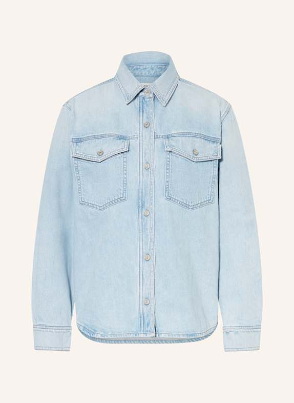 AGOLDE Jeansbluse RINA HELLBLAU