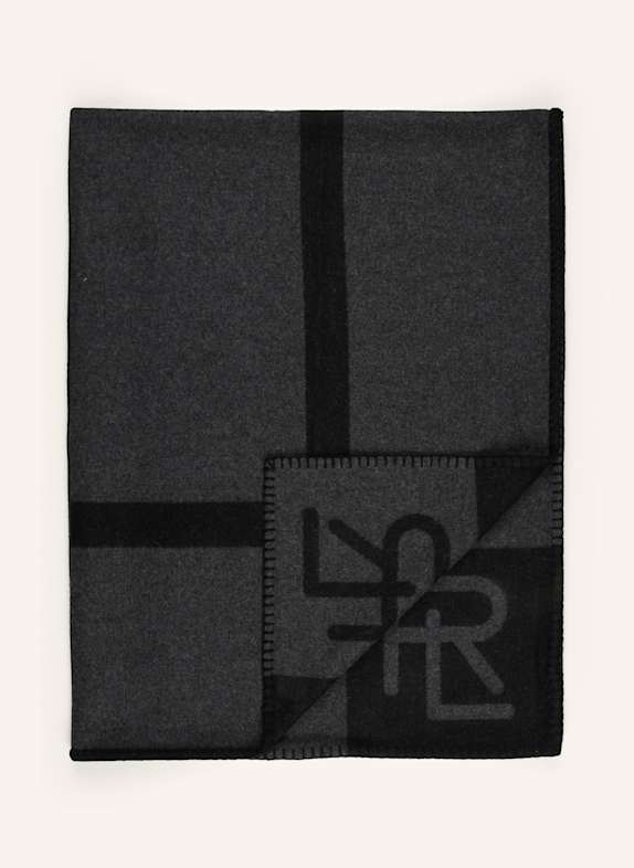 RALPH LAUREN HOME Plaid NORTHAM BLACK/ DARK GRAY