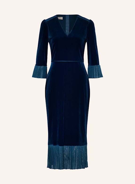 HOBBS Cocktail dress with glitter thread TEAL