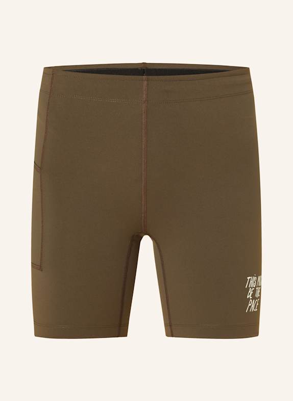 PAS NORMAL STUDIOS Lauf-Tights BALANCE DUNKELBRAUN