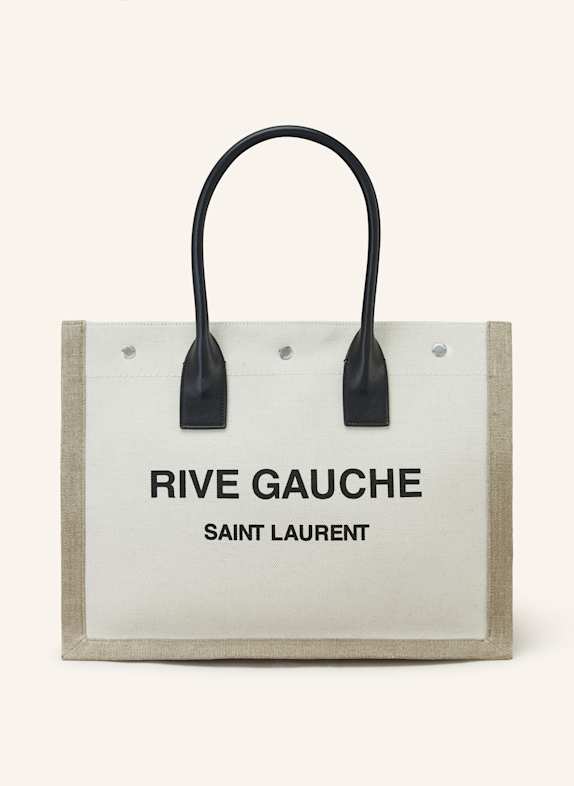 SAINT LAURENT Shopper RIVE GAUCHE SMALL CREME
