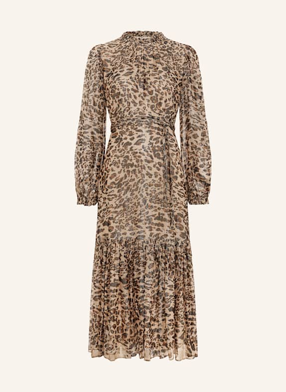 Phase Eight Kleid EVE mit Glitzergarn BEIGE/ BRAUN/ DUNKELBRAUN